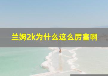 兰姆2k为什么这么厉害啊