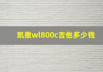 凯撒wl800c吉他多少钱