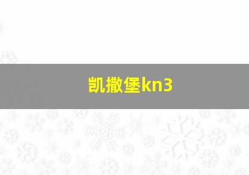 凯撒堡kn3