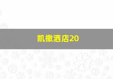 凯撒洒店20