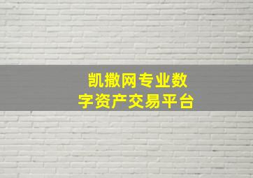 凯撒网专业数字资产交易平台