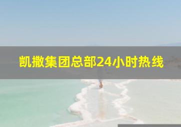 凯撒集团总部24小时热线