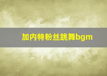 加内特粉丝跳舞bgm