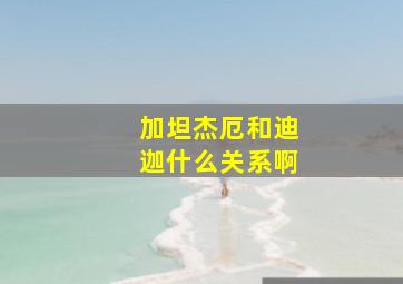 加坦杰厄和迪迦什么关系啊