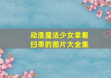 动漫魔法少女拿着扫帚的图片大全集