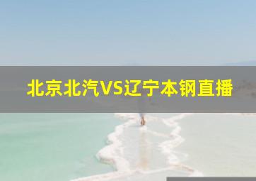 北京北汽VS辽宁本钢直播