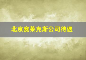 北京赛莱克斯公司待遇