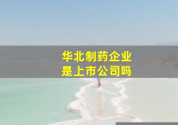 华北制药企业是上市公司吗