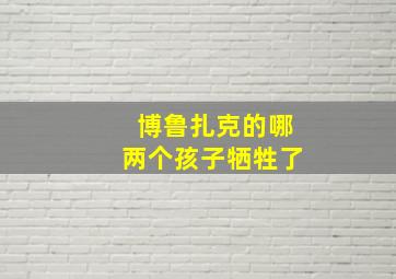 博鲁扎克的哪两个孩子牺牲了