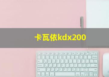 卡瓦依kdx200