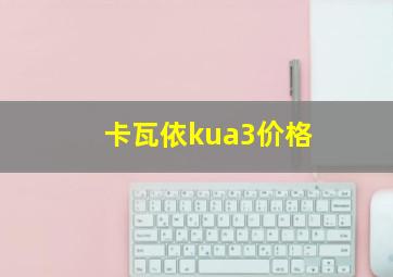 卡瓦依kua3价格