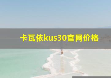 卡瓦依kus30官网价格