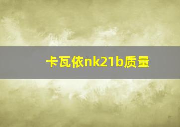 卡瓦依nk21b质量