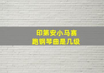 印第安小马赛跑钢琴曲是几级