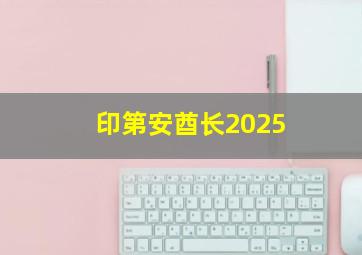 印第安酋长2025