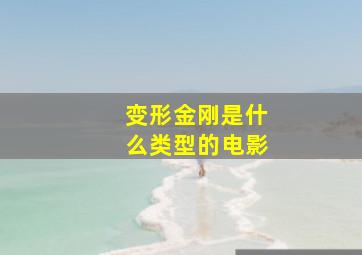 变形金刚是什么类型的电影