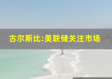 古尔斯比:美联储关注市场