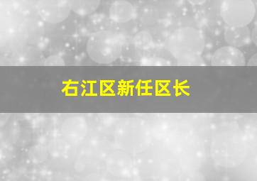 右江区新任区长