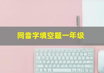 同音字填空题一年级