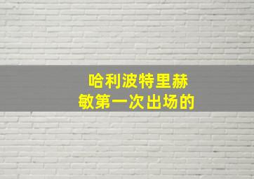 哈利波特里赫敏第一次出场的