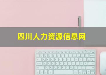 四川人力资源信息网