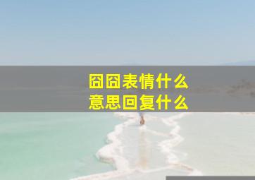 囧囧表情什么意思回复什么