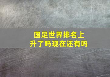 国足世界排名上升了吗现在还有吗