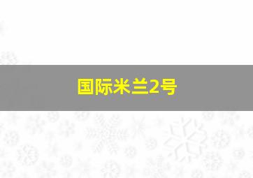 国际米兰2号