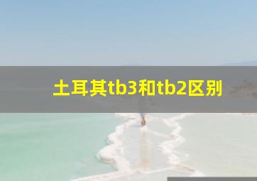 土耳其tb3和tb2区别