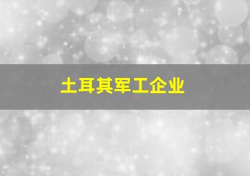 土耳其军工企业