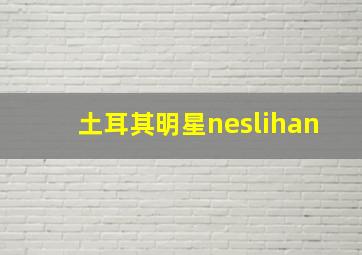 土耳其明星neslihan