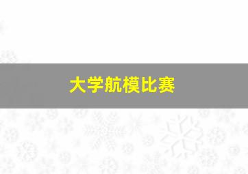 大学航模比赛