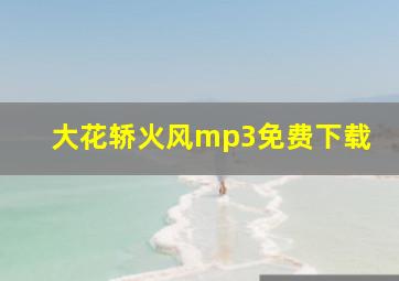 大花轿火风mp3免费下载