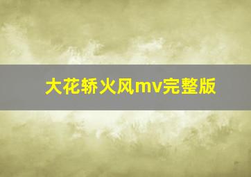 大花轿火风mv完整版