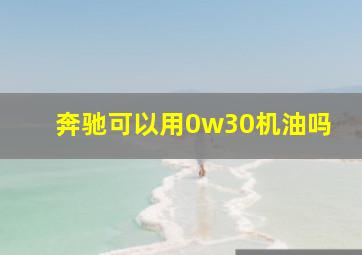 奔驰可以用0w30机油吗