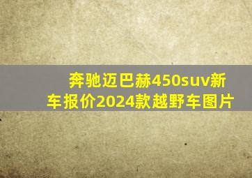 奔驰迈巴赫450suv新车报价2024款越野车图片