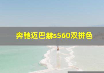 奔驰迈巴赫s560双拼色