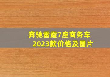 奔驰雷霆7座商务车2023款价格及图片