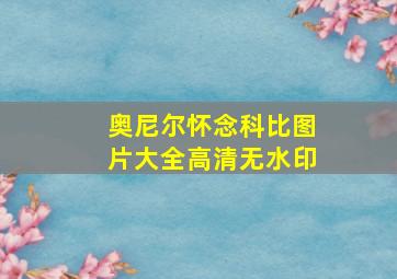 奥尼尔怀念科比图片大全高清无水印