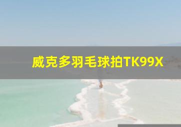 威克多羽毛球拍TK99X