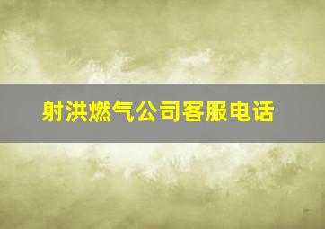 射洪燃气公司客服电话