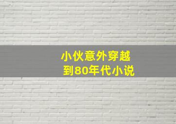 小伙意外穿越到80年代小说