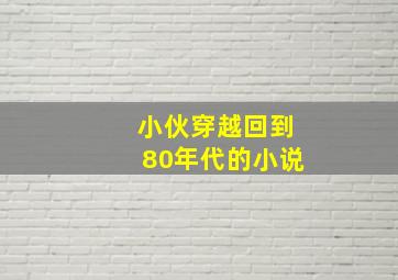 小伙穿越回到80年代的小说