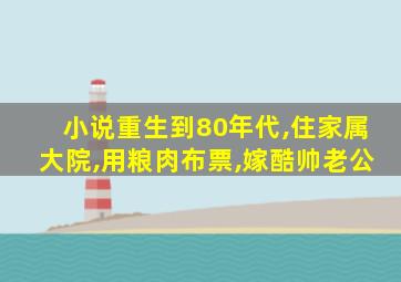 小说重生到80年代,住家属大院,用粮肉布票,嫁酷帅老公