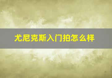 尤尼克斯入门拍怎么样