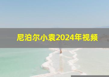 尼泊尔小袁2024年视频