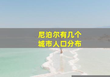 尼泊尔有几个城市人口分布