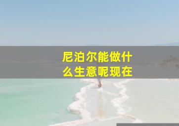 尼泊尔能做什么生意呢现在