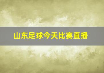 山东足球今天比赛直播