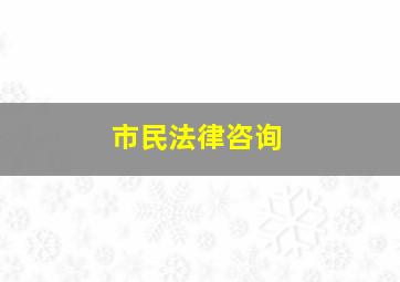 市民法律咨询